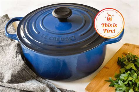 can you put le creuset casserole dish in the oven